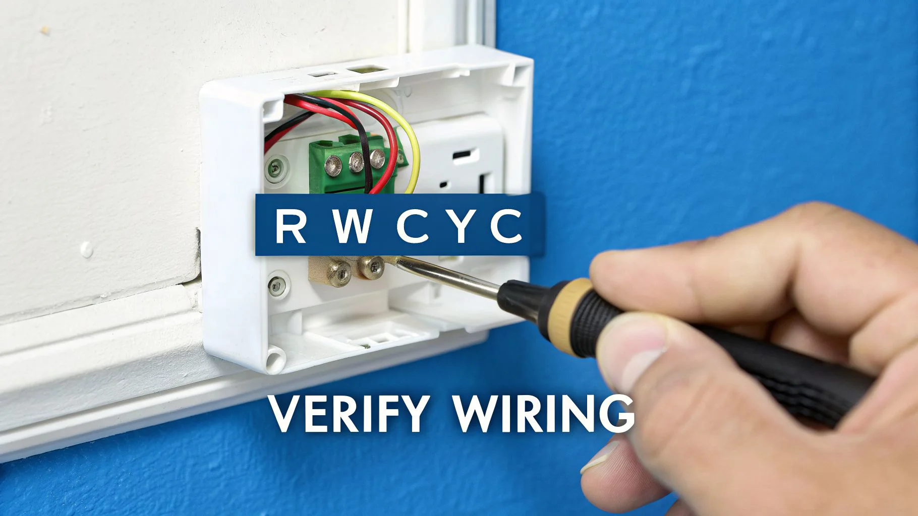 Verify wiring