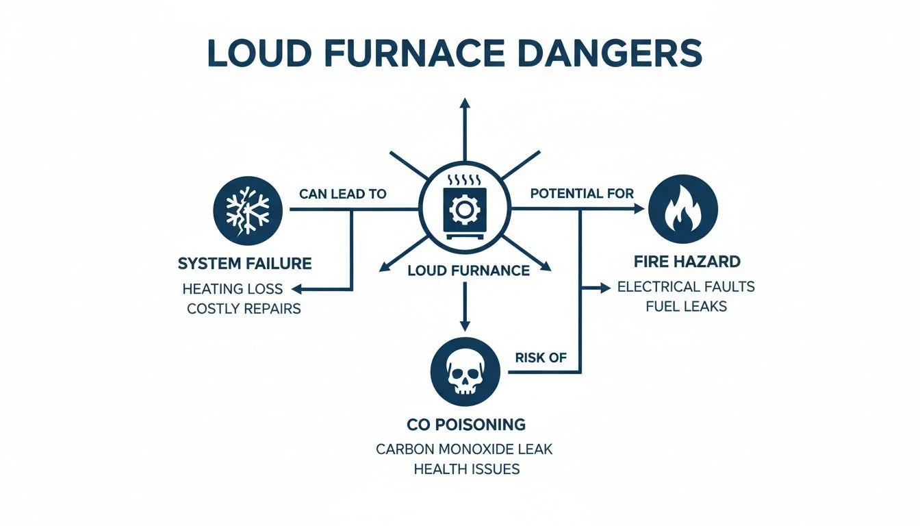 Loud furnace dangers