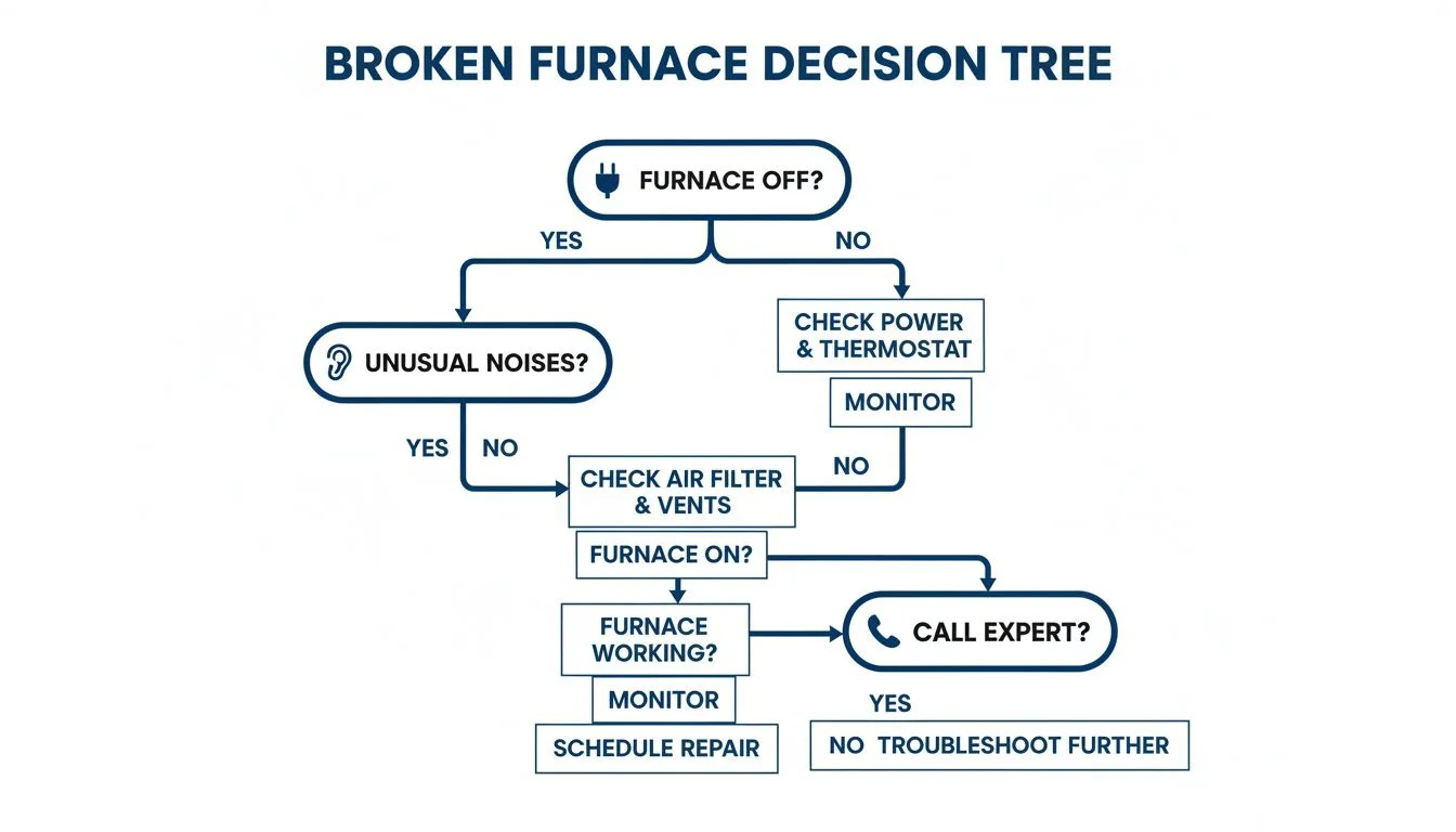 Broken furnace decision tree
