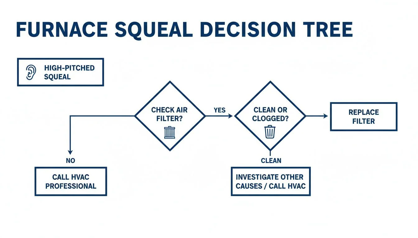 Furnace squeal decision tree