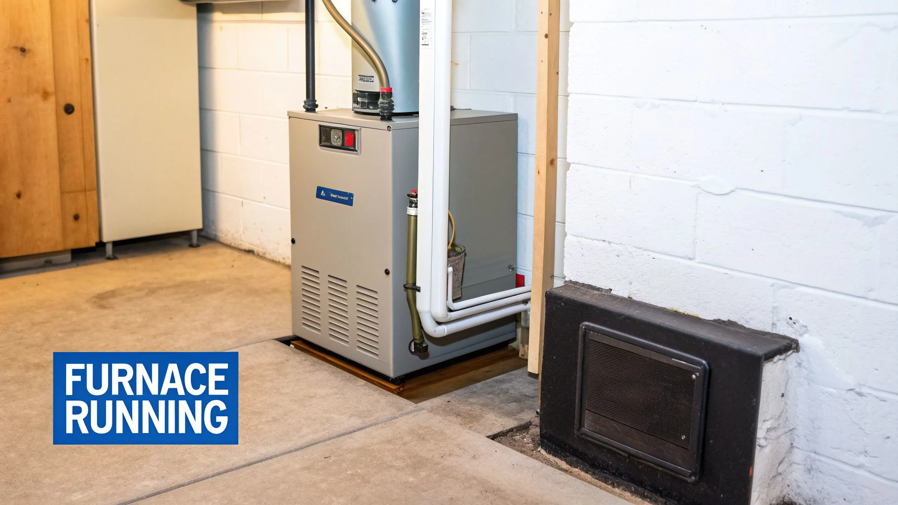 Checking the furnace system