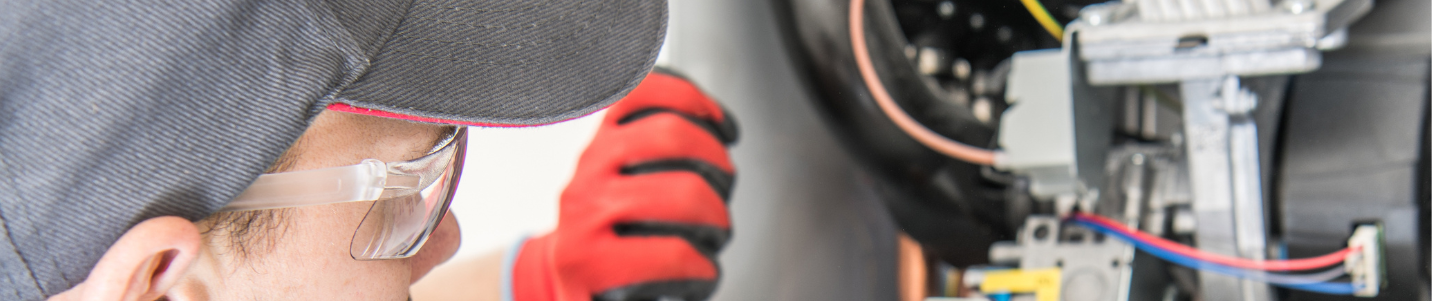 A professional furnace installation process by reputable hvac company.